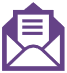 Open envelope with solid fill